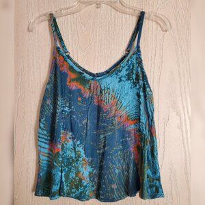 Flowy Cropped Mossimo Supply Co Tropical Print Tank Top